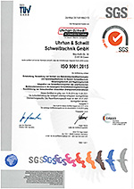 Vorschau ISO 9001:2015 Zertifikat