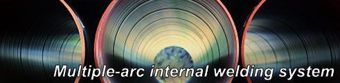 Header image multiple-arc internal welding systems